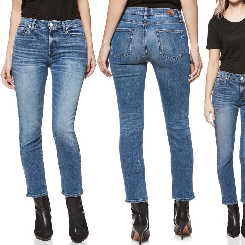 PAIGE Women's High Rise Jeans - Blue